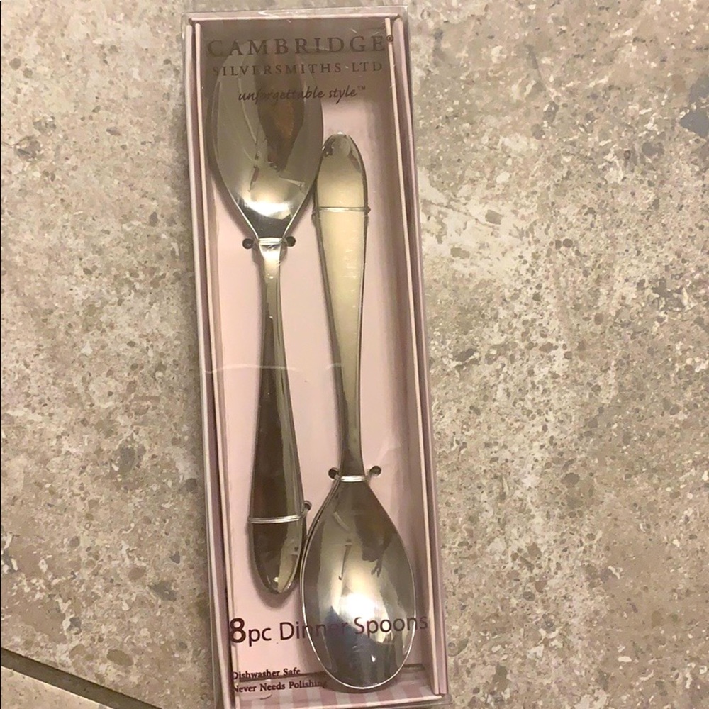 Cambridge  8pc dinner spoons